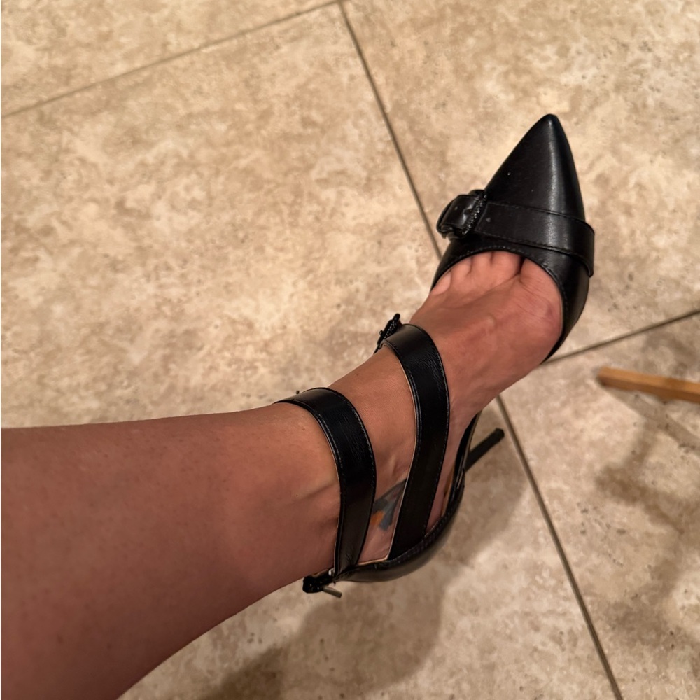 Jessica Simpson “Wayza” Elegant Black Strappy Women's Heels
